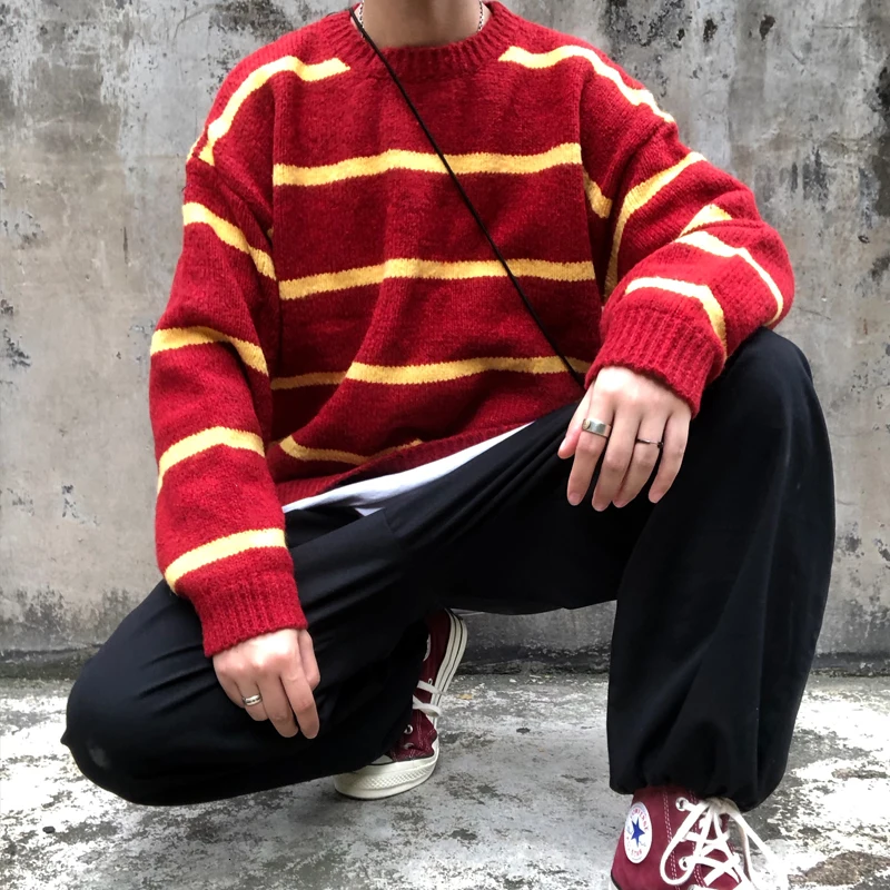 Зимний свитер мужской теплый толстый Модный повседневный вязаный пуловер разных цветов мужской свободный свитер с длинными рукавами мужская одежда