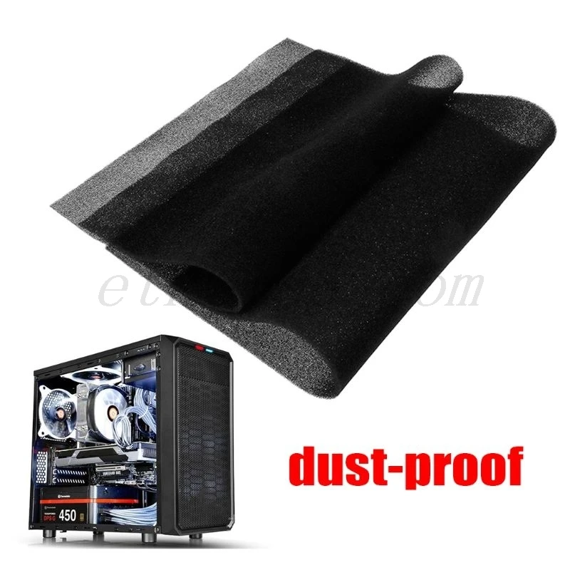 500x400x3/5MM DIY Computer Dust Filter Mesh PC Case Fan Cooler