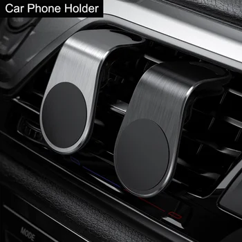 

Metal Magnetic Car Phone Holder Mini Air Vent Clip For Volkswagen Passat B5 Golf MK5 Skoda Octavia For Audi A3 A4L A5 A6L