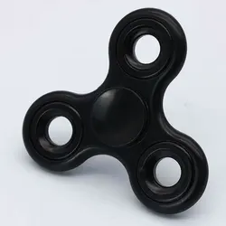 Premium Anti-Stress Tri-Spinner Toy (Black)
