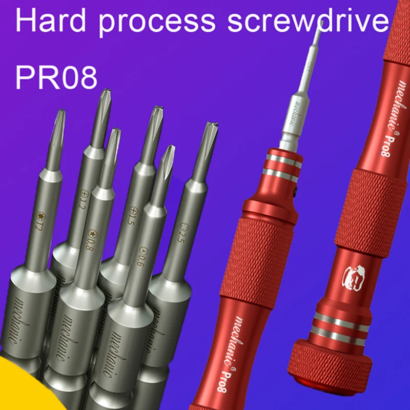 MECHANIC PRO8 Прецизионная отвертка с сильным магнитным ремонтом телефона инструмент