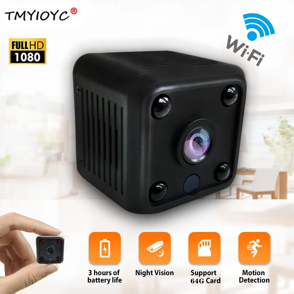 wifi мини камера HD 1080P IP камера ночного видения датчик движения дистанционный монитор маленькая камера беспроводная камера наблюдения приложение