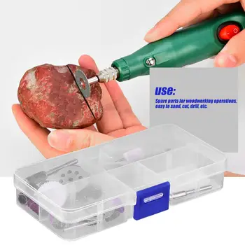 

Durable Electric Polishing Kit Delicate Texture Multi-functional 46pcs Engraving Electric Rotary Tool Accessory Set Grinder Head