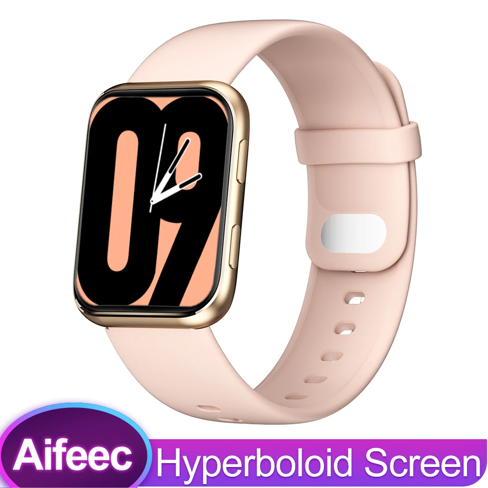 Смарт-часы Aifeec с гиперболоидным экраном 1 75 дюйма Bluetooth | Электроника