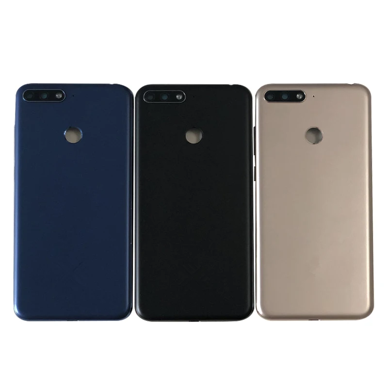 M& Sen Для 5," huawei Y6 Prime /Y6 Задняя крышка батареи чехол+ боковые кнопки питания+ рамка для камеры+ стеклянная линза+ отпечаток пальца