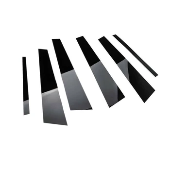 

Piano Black Pillar Post Trim Cover For 2006-2011 Honda Civic 4 Door Sedan