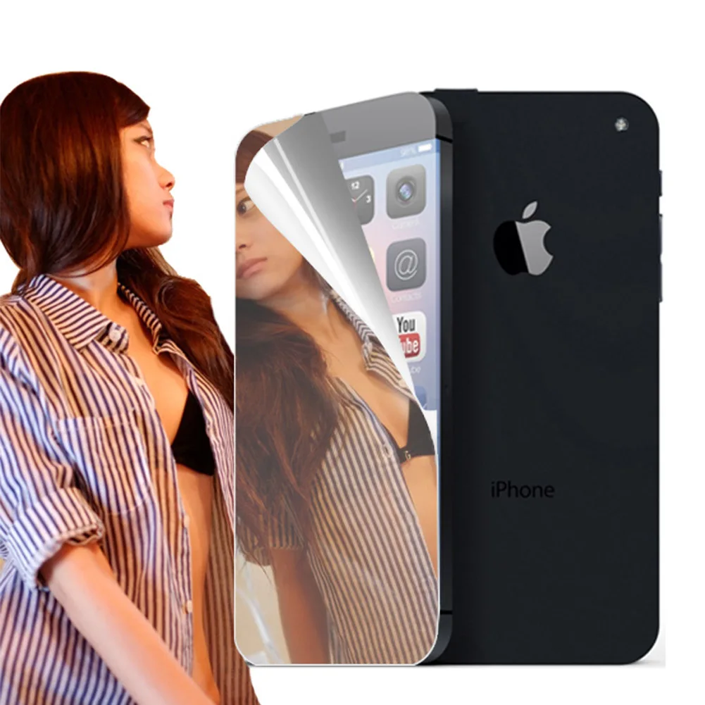 

2 PCs Mirror Screen Protector, Full Cover Protector for iPhone 5/5S , Ultra-thin, Front Film
