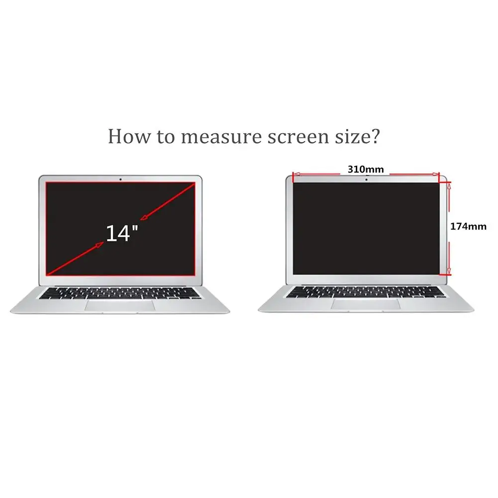 13,3/14/14,1 дюймов Фильтр конфиденциальности Анти-шпион Экран Защитная пленка для ноутбука Тетрадь Анти-Царапины анти-блики Экран протектор