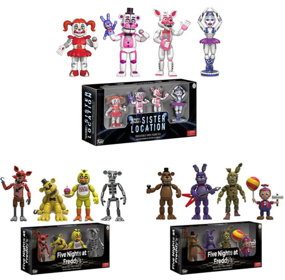 Фигурка пять ночей у Фредди экшн фигурка FNAF Бонни Фокси медведь фазбер кукла ПВХ