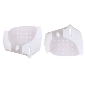 

3 Pairs 3-Hole SEBS Silicone Toe Separators Splitters Bunion Corrector With Forefoot Pads Breathable Hallux Valgus Straightener