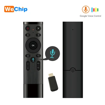 

Wechip Q5 Google Voice Control mini keyboard 2.4GHz Wireless Microphone Remote Control For Android TV Box Mini PC