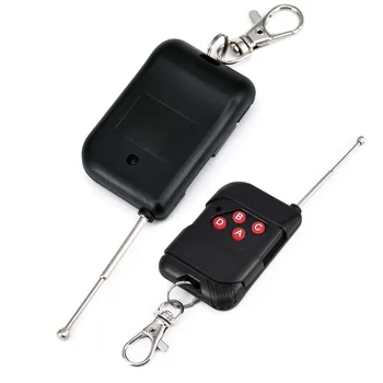 

7 Tones Siren Horn Remote Control Kit Loud Wireless Car Warning Fire Black Set