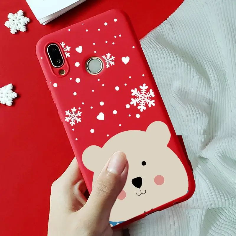 Чехол с рождественской елкой для TPU huawei Nova 2 Lite 3 3i 4 5 Pro P9 P10 P20 P30 Lite mate 30 20 Pro Lite P Smart красный чехол для телефона