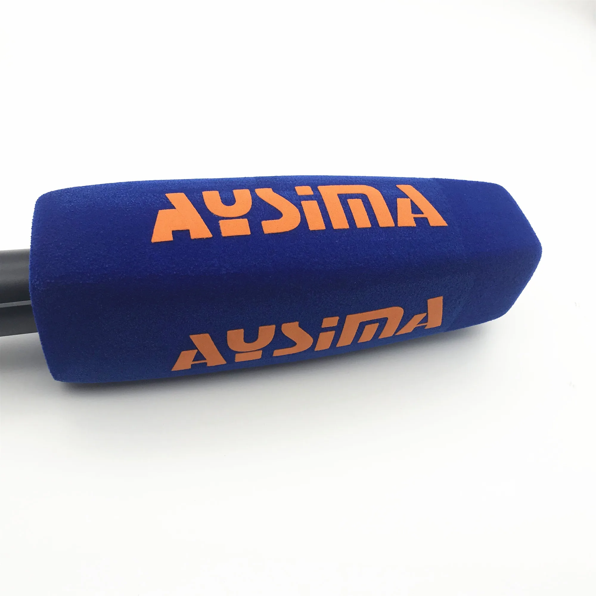 

Linhuipad customized interview Microphone print LOGO Windscreen Advanced large size flocked Foam Windshield For TV reporter