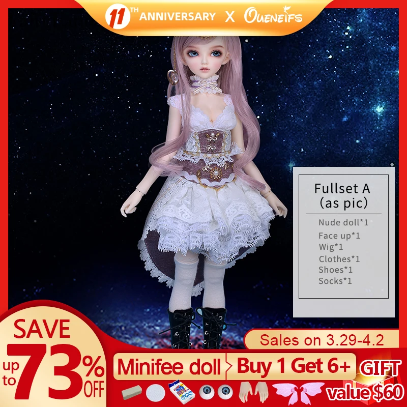 US $106.32 Fairyland Minifee Carol Rendia Chloe Mirwen Eva Rena Full Set Package Resin Doll BJD Kit 14 MNF FL