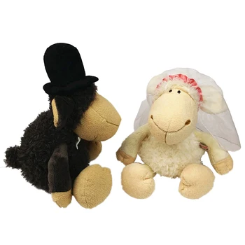 

Wedding dress Sheep Doll Stuffed & Plush Animals Children Kids Plush toys Soft Rooster Birthday Gifts Cute Decor Christmas toys