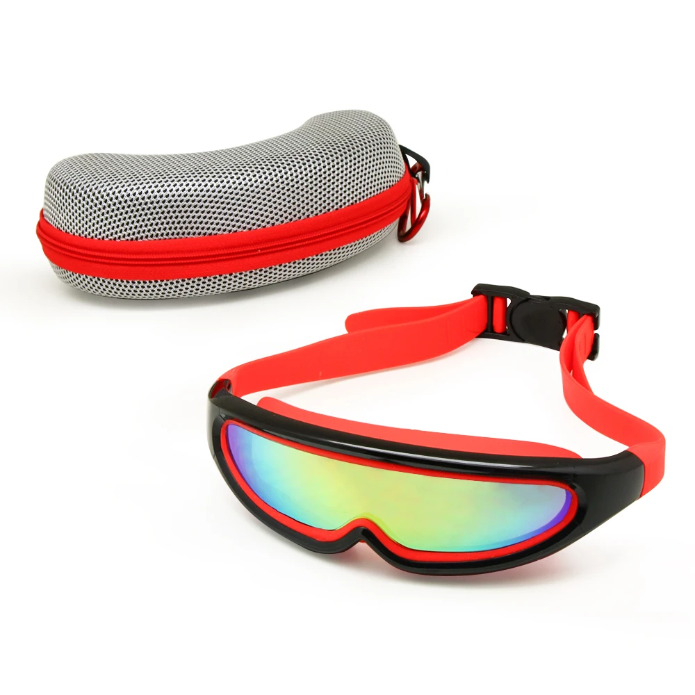 Children Swimming Goggles One-Piece Anti-fog with Hard Case, Kids Snorkel Mask Diving Glasses for Boys & Girls