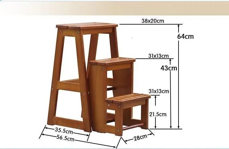 Складная Ванная комната для пожилых людей в помещении Sgabelli Cucina Escalera скамейка ottoman деревянный стул Merdiven Escaleta Escabeau ступенчатая лестница