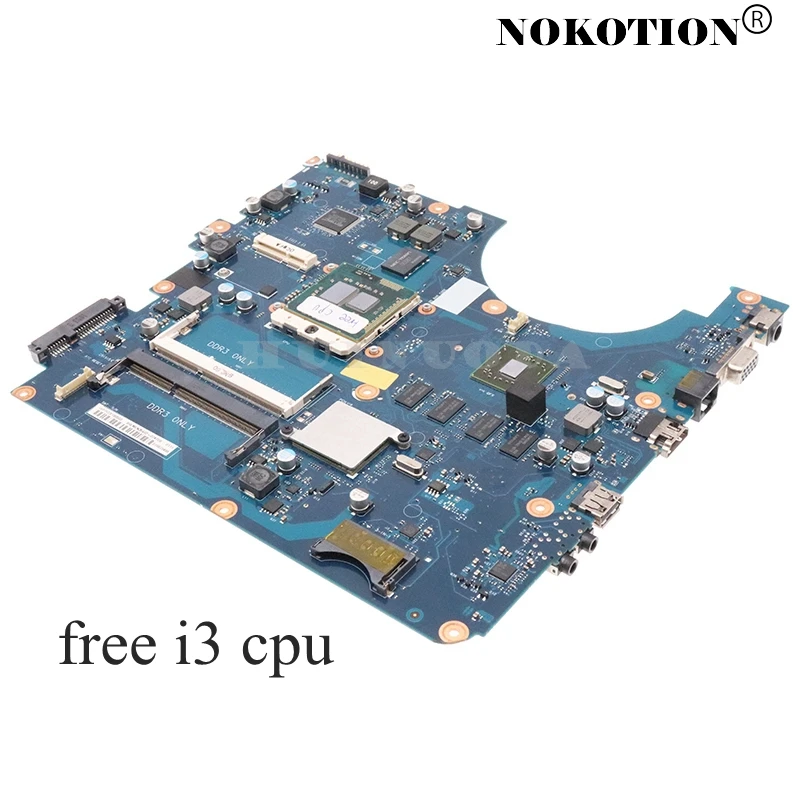 NOKOTION BREMEN2 L для Samsung R540 BREMEN VE ноутбука материнская плата HM55 HD 4500 DDR3 NP R540|laptop motherboard for