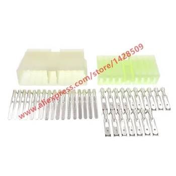 

10 Sets 17 Pin Auto Electrical Wire Cable Connector Female Male Plug