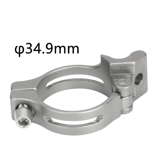 Clip Front Derailleur Adapter Ring Lock Tool Road Bike Clamp Claw Aluminum alloy