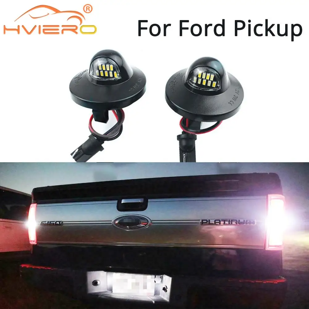 

2X Car Led Auto Lamp License Plate Light for Ford 1990-2014 F150 Pickup Truck Led for Ford F250 F350 Car Accessories Car Light