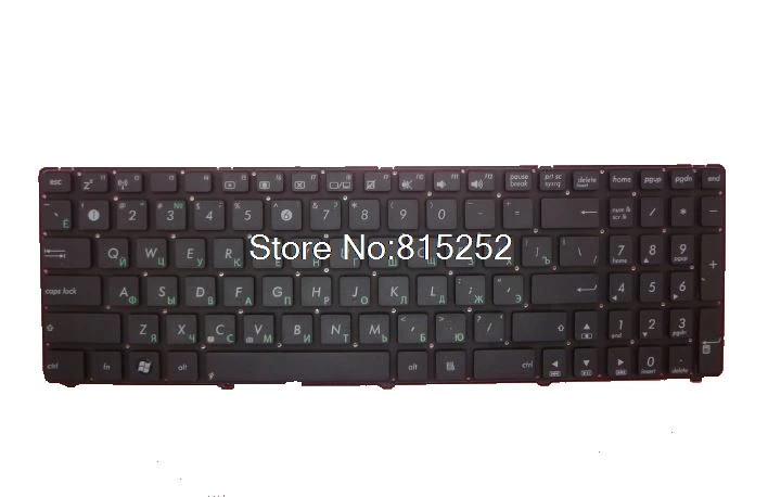 Клавиатура для ноутбука ASUS X77 X77J X77JA X77JQ X77JV X77V X77VG X77VN черный без рамки V111462DK его V111462DK ру