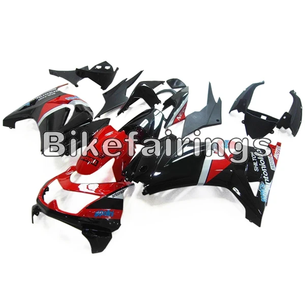 Красный черный мотоцикл обтекатель комплект для Kawasaki EX250R/Ninja 250 2008 2009 2010 2011 2012 ABS инъекции Cowlings