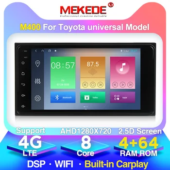 

4G Car Android 10 Multimedia For Toyota Corolla 2 Din Universal Car Radio With Navigation Bluetooth Wifi Car Stereo Gps Player