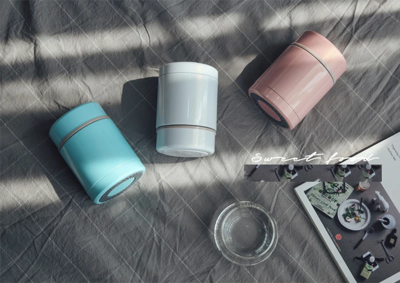304 stainless steel beaker beaker insulation pot portable porridge porridge vacuum smoldering jar 400ml18