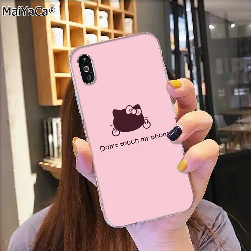 12 MaiYaCa Горячая модная hello kitty на продажу аксессуары для телефонов Чехол для iphone 11 pro 8 7 66S Plus X 5S SE XR XS MAX - Цвет: 12