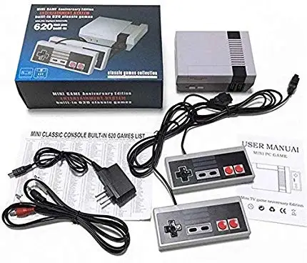 AU Plug 4 Button Классическая Мини-игровая консоль Классическая игровая консоль Встроенная 620 игровая видео игровая консоль - Цвет: AU Plug 4 Button