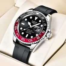 

2022 New LIGE Watch Top Brand Luxury Man Watch Waterproof Auto Date Watch for Men Sport Silicone Strap Quartz Wristwatch Relogio