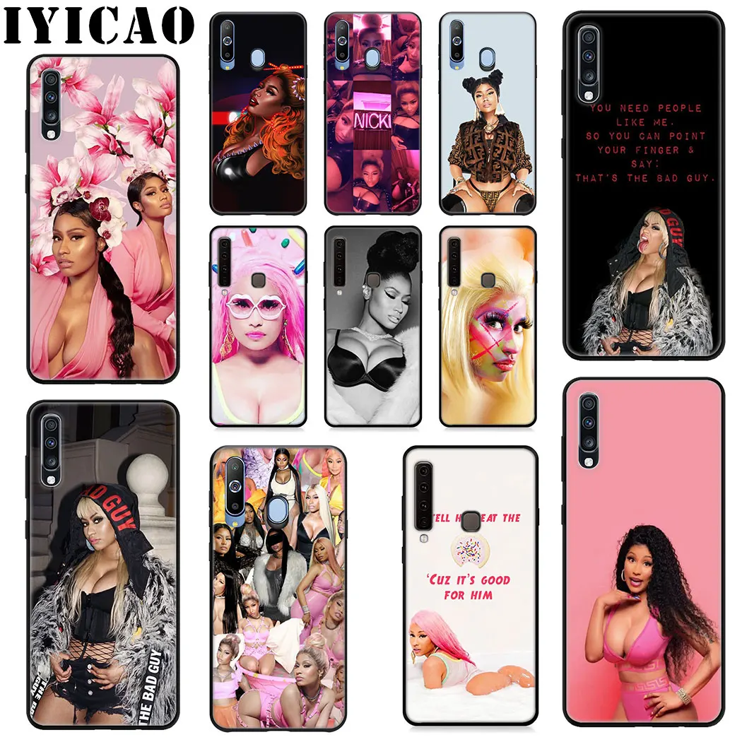 IYICAO Nicki Minaj Rapper Soft Case for Samsung Galaxy A9 A8 A7 A6 2018 Plus A3 A5 2016 2017 J6 Phone |