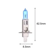 Галогенная лампа H1 12V 100W 2100LM головной светильник темно-синий кварцевые Стекло автоматический светильник супер белая галогенная лампа
