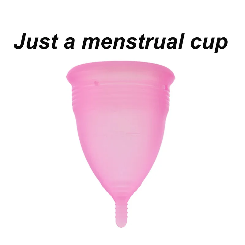 Женская Гигиеническая продукция, менструальная чашка, медицинская силиконовая копа, менструальная Женская копа, многоразовая силиконовая чашка - Цвет: only Pink cup
