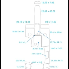 2003-2007 Chaparral 220 плавающий шаг и коврик для кокпита лодка EVA Тиковый настил 1/" 6 мм