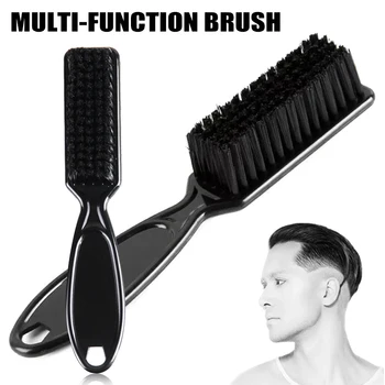 

2Pcs Fade Brush Comb Scissors Cleaning Brush Multifunction Barber Shop Skin Care KG66