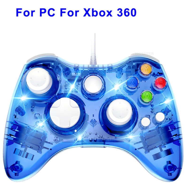 USB Wired Controller Joypad For Microsoft System PC Windows Gamepad For PC Win 7 / 8/10 Joystick for Xbox 360 Joypad 