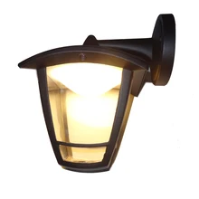 Becostar наружный светодиодный настенный светильник-фонарь вверх и вниз светильник 7 Вт светодиодный наружный настенный светильник для крыльца, теплый белый, черный