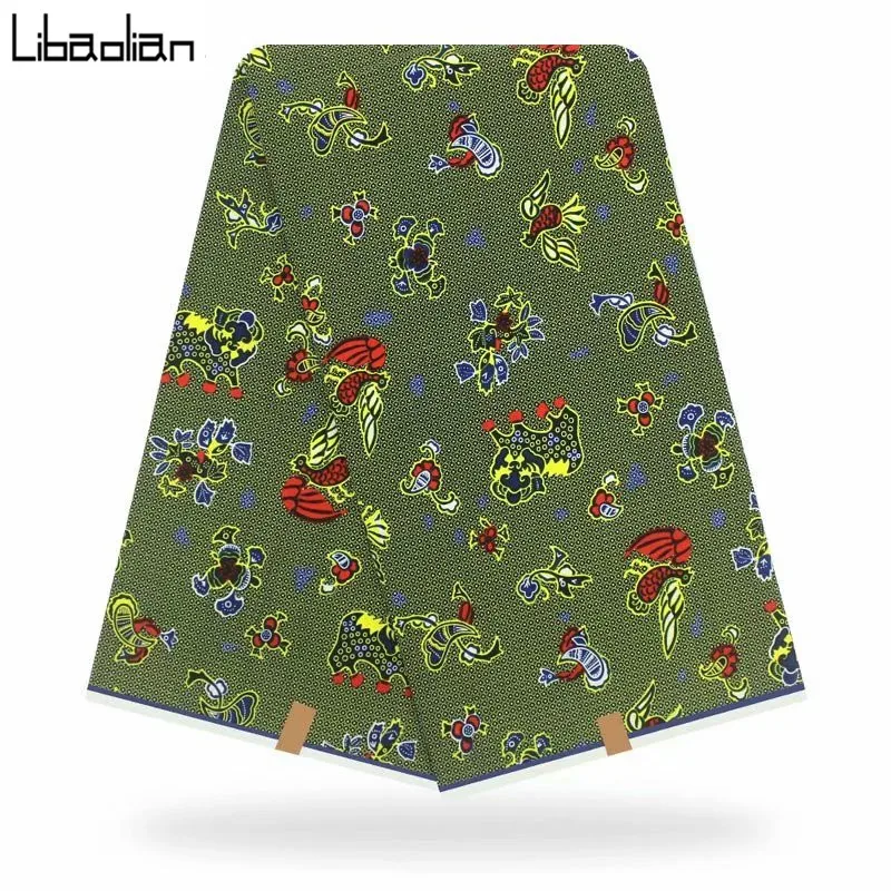 Продлённая конструкция африканская мода настоящая Мягкая Новинка голландский воск хлопок африканская Настоящая Африканская вощеная ткань принтом для платья F911-02