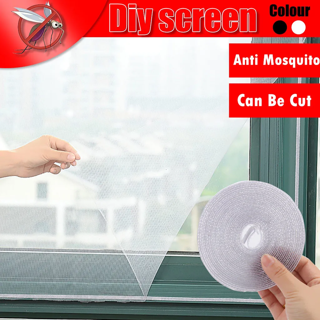 

Fix Net Window Home Adhesive Anti Mosquito Fly Bug Insect Repair Screen Wall Patch Stickers Mesh Window Screen Broken Hole
