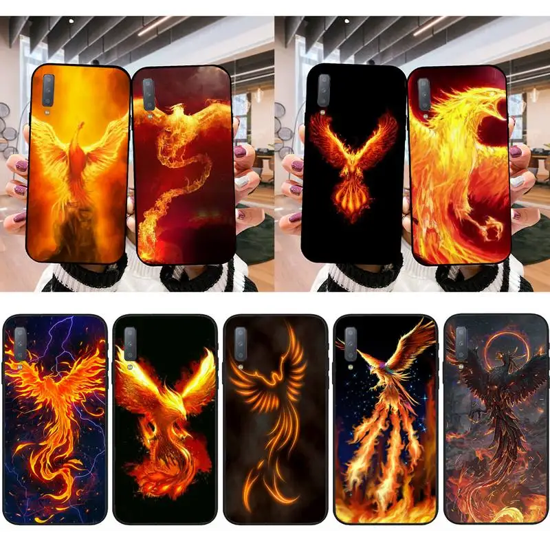 La Custodia Per Telefono Rising Fire Phoenix Bird Per Samsung Galaxy S10 20 Note10 20 A30 50 70 71 Plus Ultra