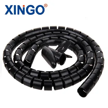 

Spiral Wrapping band Cable protection wire case management fixed bundle of wire Protection Wire Winding pipe tube 2m/roll