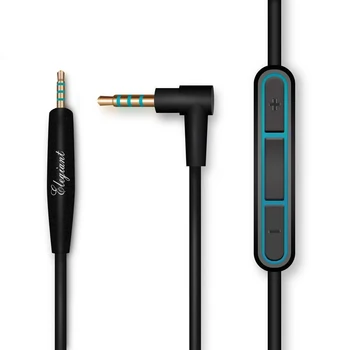 

LEORY 2.5mm Replacement Audio Cable For Bose QC25 Quiet Comfort Headphone With Mic Volume Control For IOS Android System 1.5m