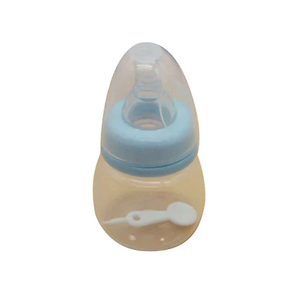 1Pcs Mini PP baby bottle Infant Newborn 60ml Feeding Nursing Nipple Bottle Juice Drinking Container