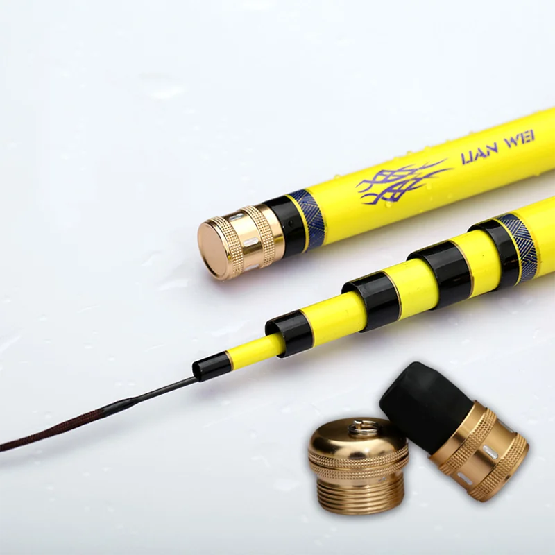 Portable 2.7m 3.0m 3.6m 3.9m 4.5m 4.8m 5.4m 6.3m 7.2m 5.7m Carbon Fiber Telescopic Travel Sea Boat Rock Lure Fishing Rod