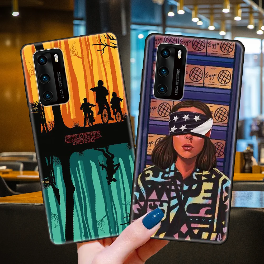 Чехол для телефона Huawei P40 P30 P10 P20 Lite P Smart Z 2019 Pro черный чехол Модный художественный