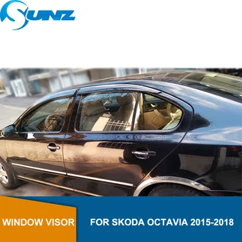 

Window Visor for Skoda OCTAVIA 2015-2018 side window deflectors rain guards for Skoda OCTAVIA 2015-2018 SUNZ