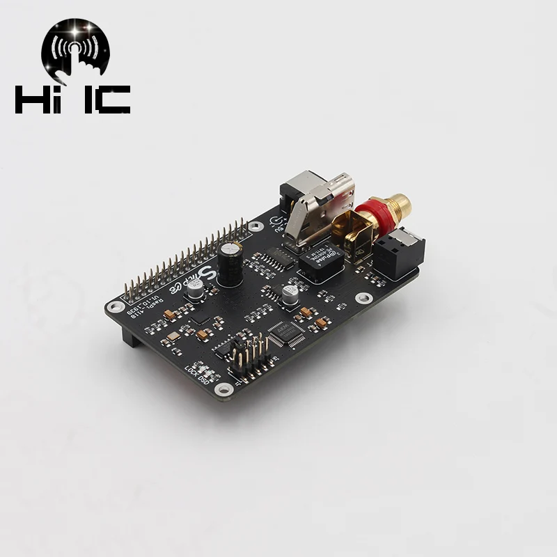 AK4118 Raspberry Pi IIS DAC HIFI декодер плата цифровой сетевой плеер оптический коаксиальный ies выход для Raspberry Pi 2B 3B+ 4B